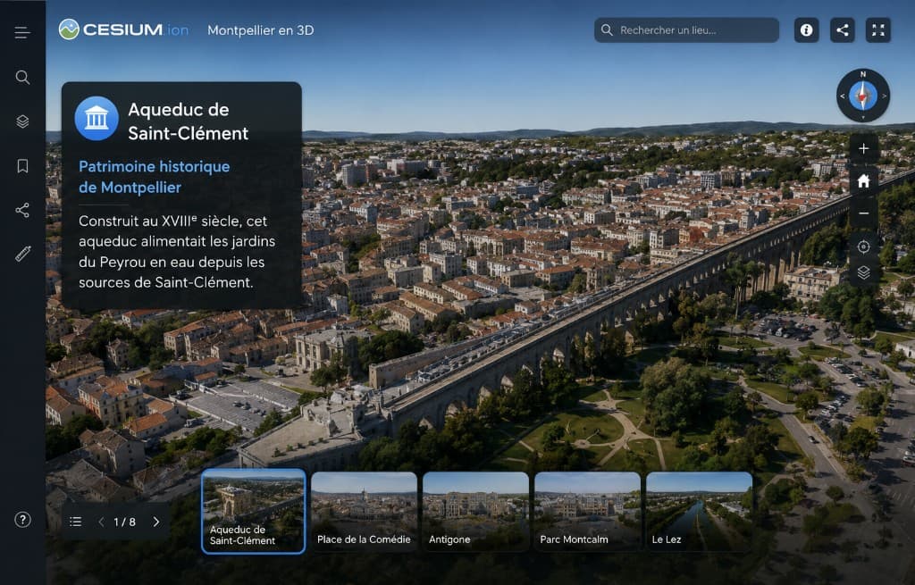 Exemple de lecture 3D d'un territoire, pour apprendre à cartographier et à raconter un lieu.